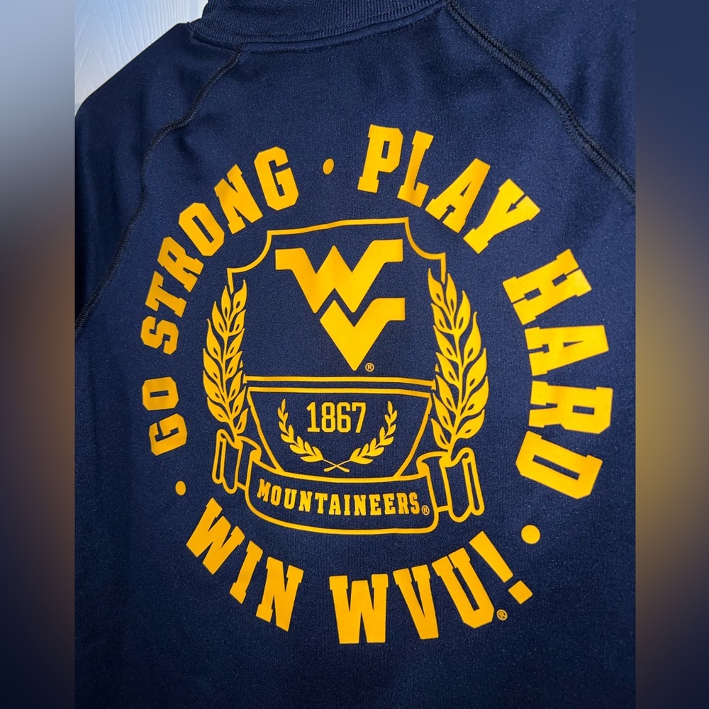 PINK Victoria’s Secret WVU zip up sweatshirt size XS - Picture 5 of 5